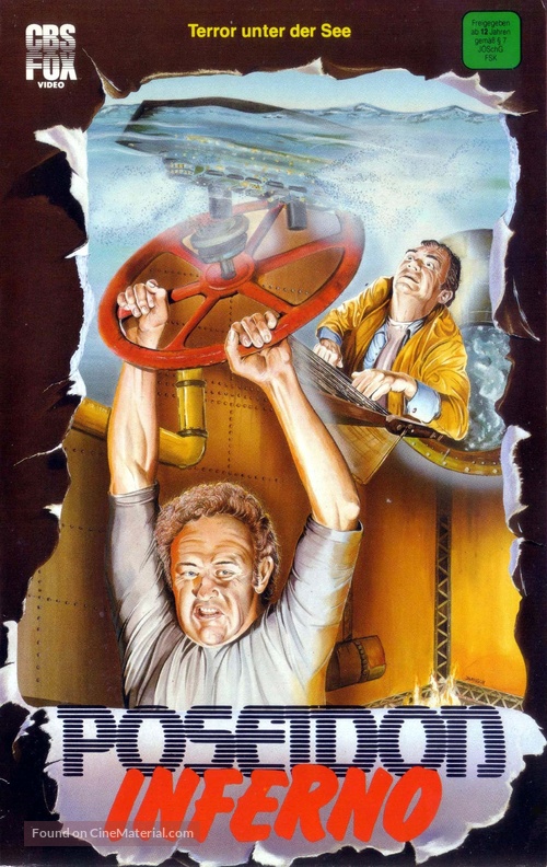 The Poseidon Adventure - German VHS movie cover