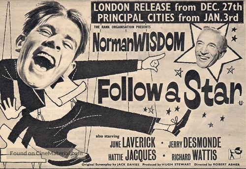 Follow a Star (1959) British movie poster