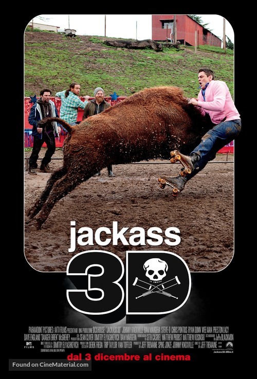 Jackass 3D - Italian Movie Poster