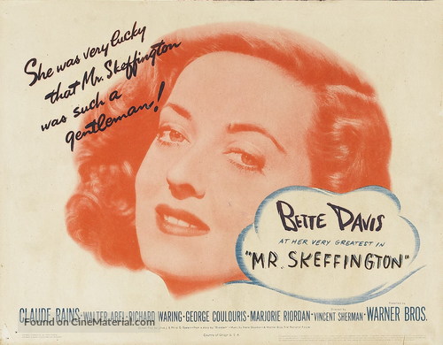 Mr. Skeffington - Movie Poster