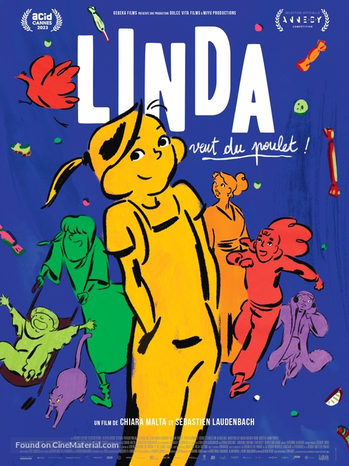 Linda veut du poulet ! - French Movie Poster