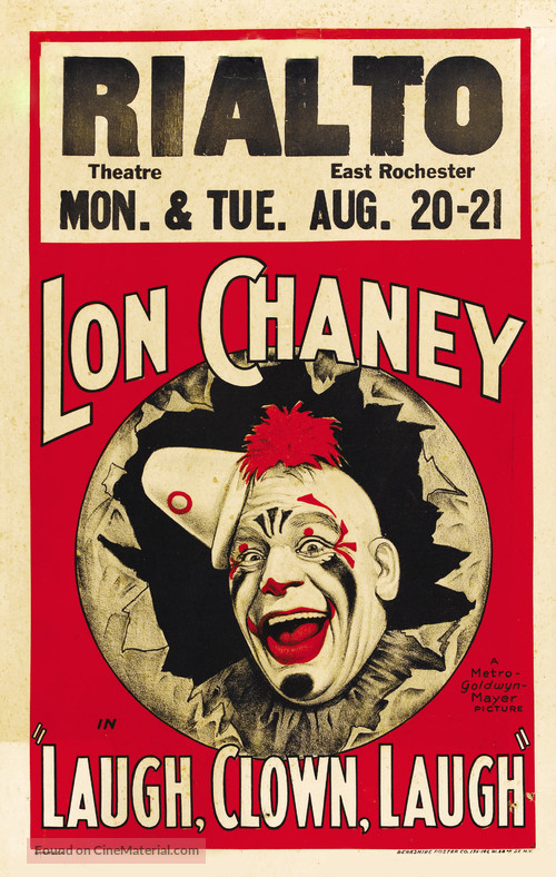 Laugh, Clown, Laugh - Movie Poster