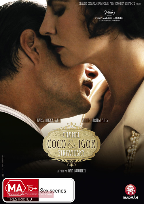 Coco Chanel &amp; Igor Stravinsky - Australian Movie Cover