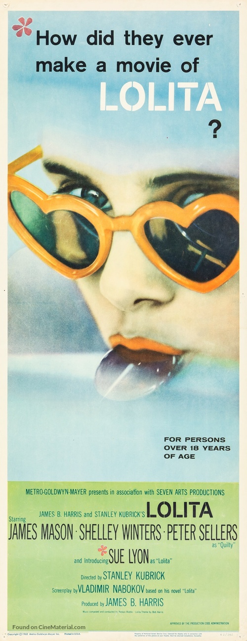 Lolita - Movie Poster