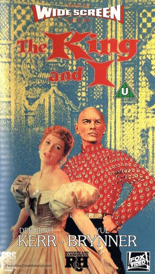 The King and I - British VHS movie cover