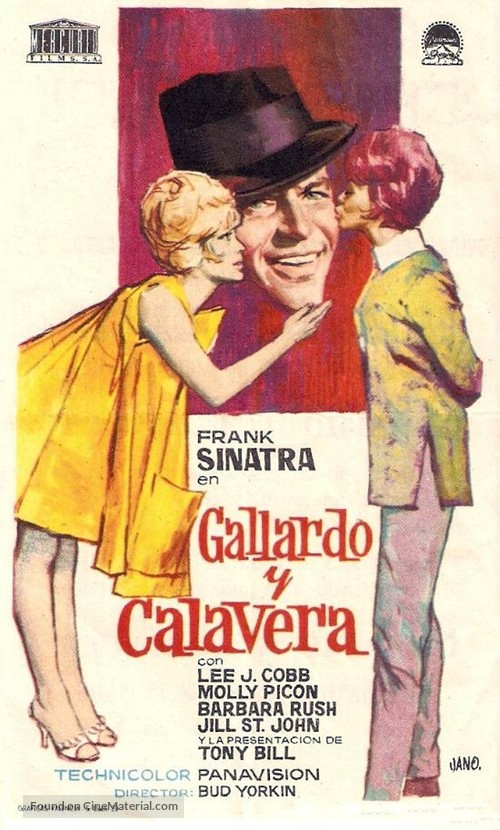 Come Blow Your Horn - Spanish Movie Poster