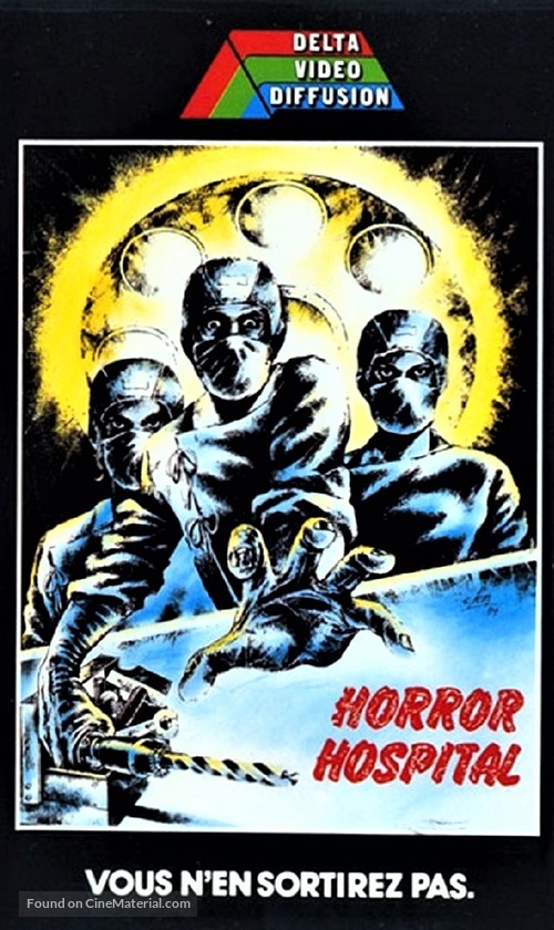 Horror Hospital - French VHS movie cover
