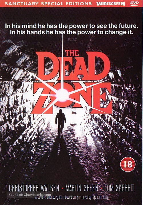 The Dead Zone - British DVD movie cover