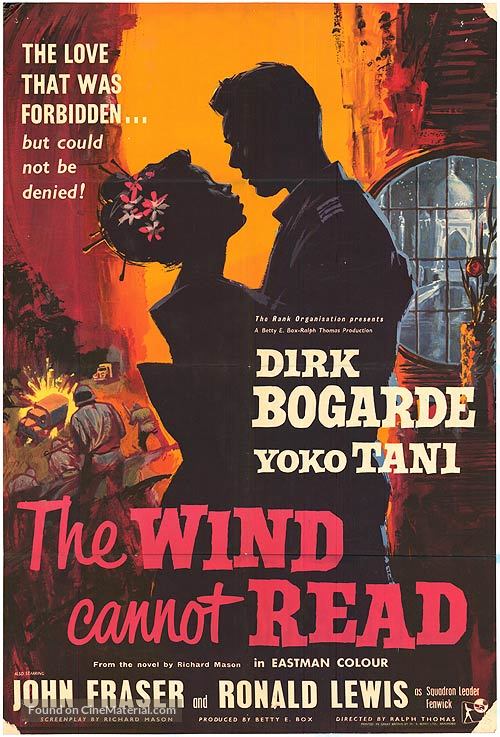 The Wind Cannot Read - British Movie Poster