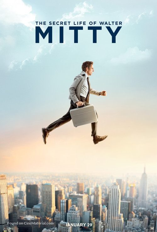 The Secret Life of Walter Mitty - Malaysian Movie Poster