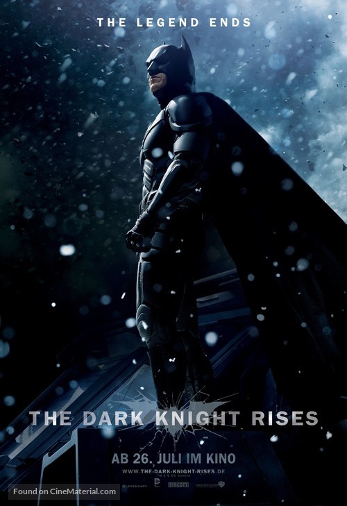 The Dark Knight Rises - German Movie Poster