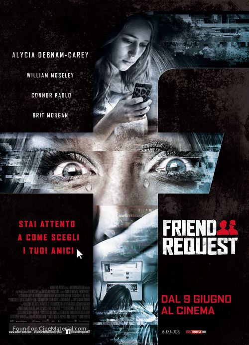 Friend Request - Italian Movie Poster