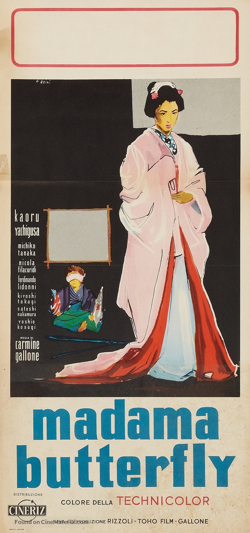 Madama Butterfly - Italian Movie Poster