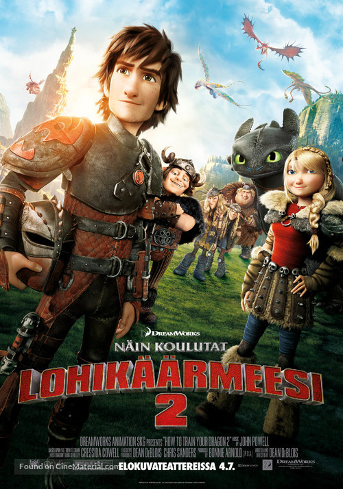 How to Train Your Dragon 2 - Finnish Movie Poster