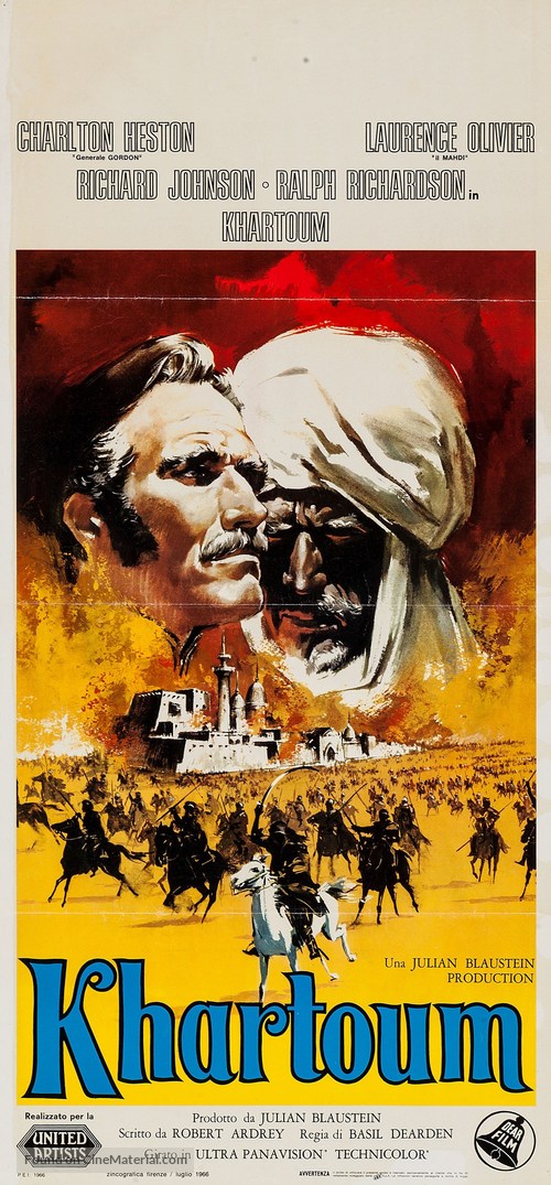 Khartoum - Italian Movie Poster
