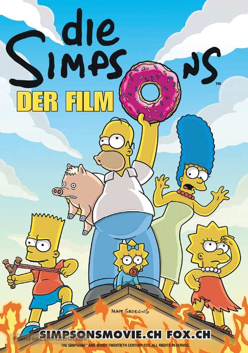 The Simpsons Movie - Swiss Movie Poster