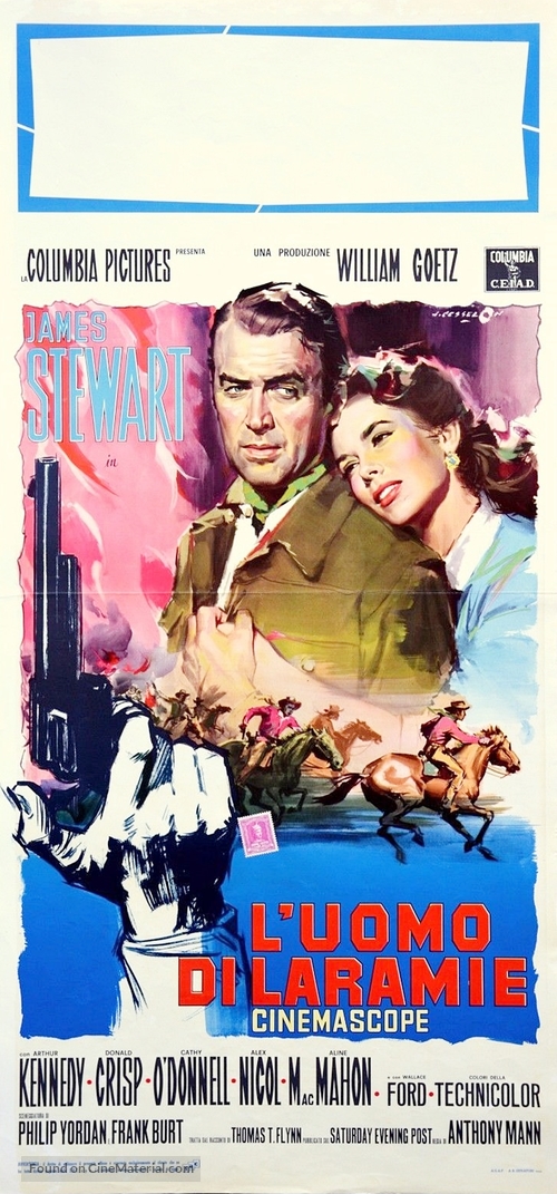 The Man from Laramie - Italian Movie Poster