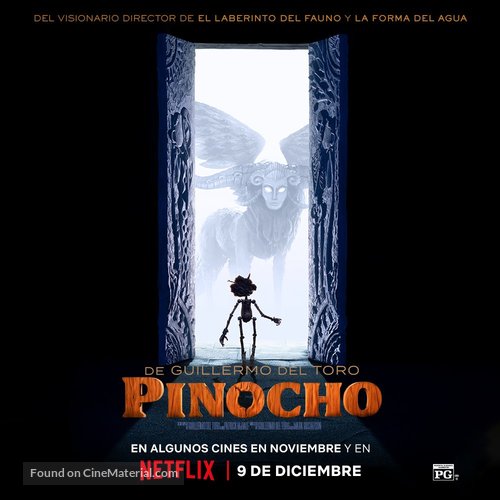 Guillermo del Toro&#039;s Pinocchio - Ecuadorian Movie Poster