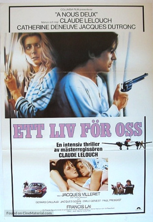 &Agrave; nous deux - Swedish Movie Poster