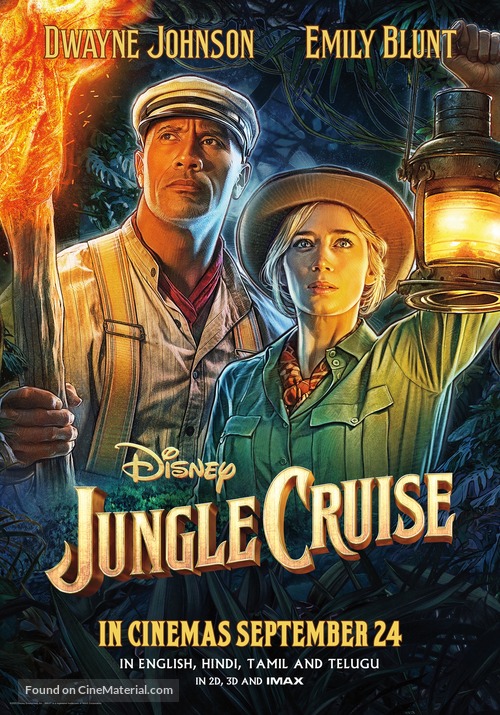 Jungle Cruise - Indian Movie Poster