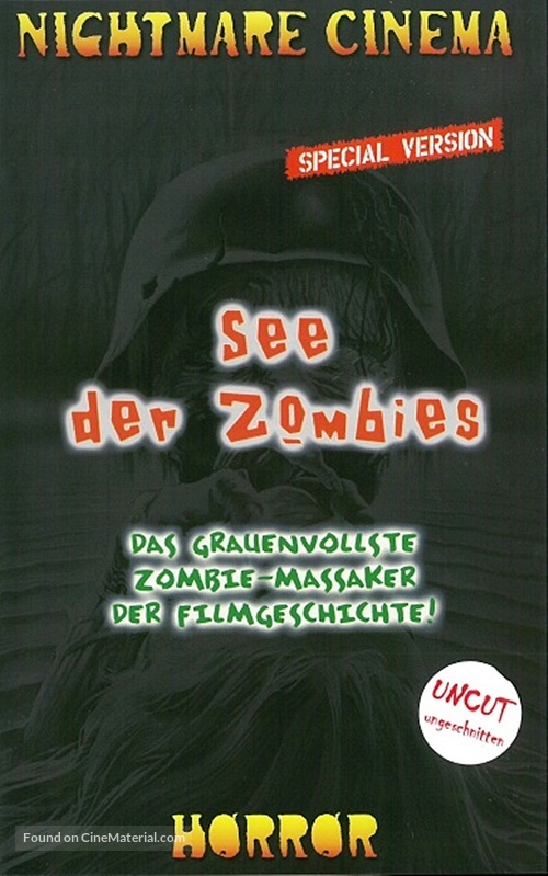 Le lac des morts vivants - German VHS movie cover