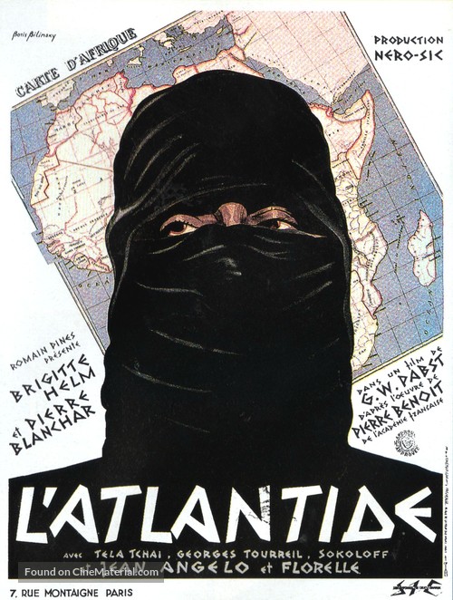 L'Atlantide - French Movie Poster