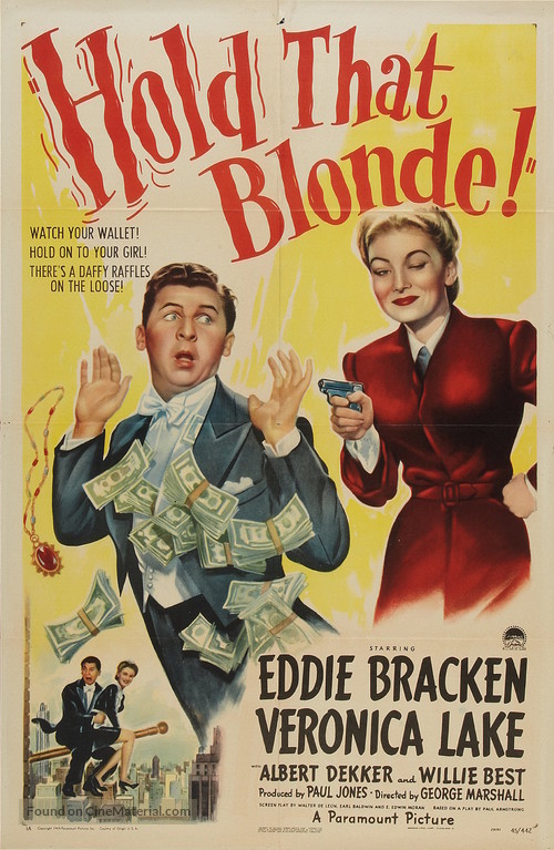 Hold That Blonde - Movie Poster