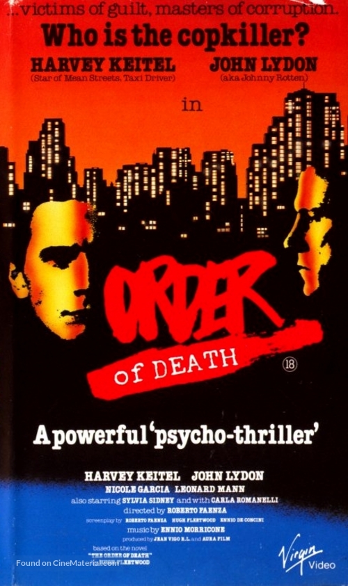 Copkiller (l&#039;assassino dei poliziotti) - VHS movie cover