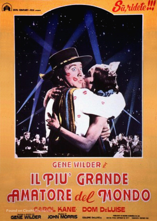 The World&#039;s Greatest Lover - Italian Theatrical movie poster