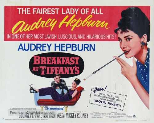 Breakfast at Tiffany&#039;s - Re-release movie poster