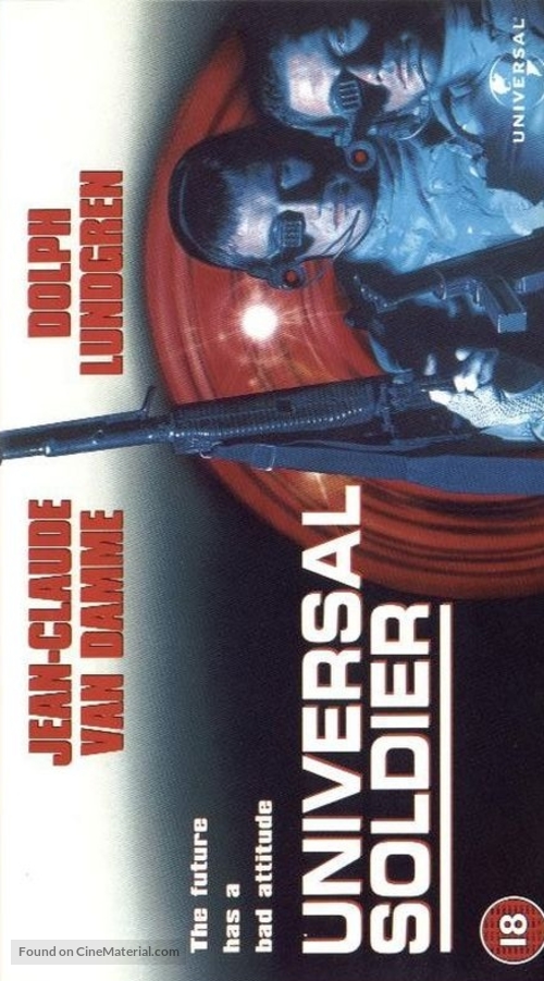 Universal Soldier - British DVD movie cover