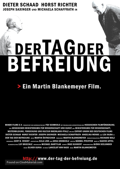 Der Tag der Befreiung - German poster