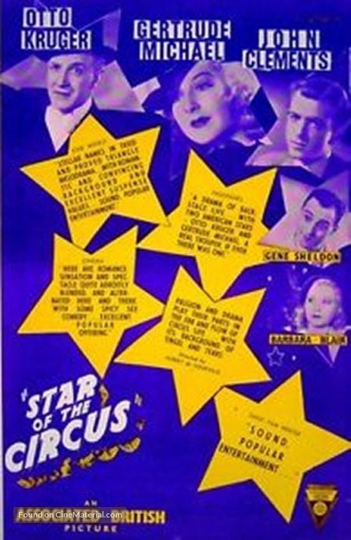 Star of the Circus - British Movie Poster