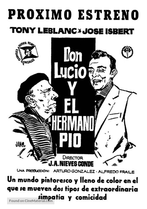 Don Lucio y el hermano p&iacute;o - Spanish poster