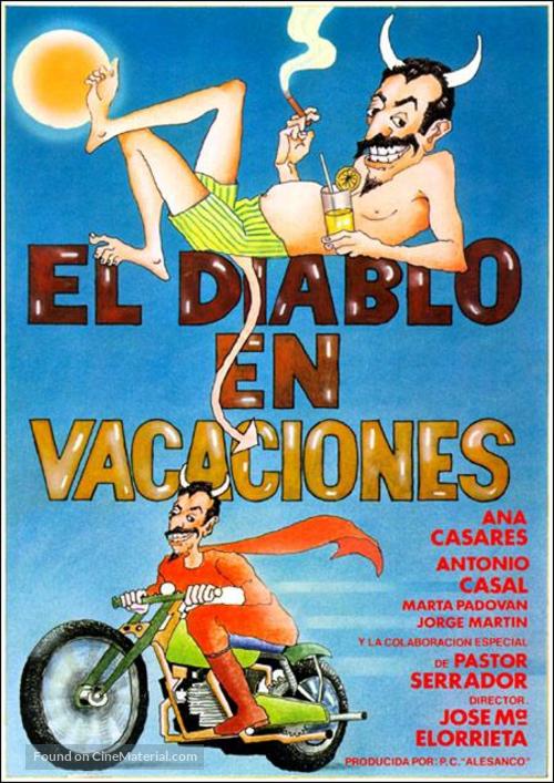 El diablo en vacaciones - Spanish Movie Poster