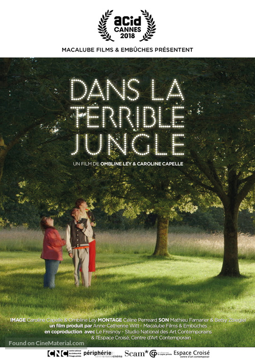 Dans la terrible jungle - French Movie Poster