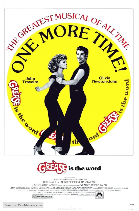 Grease - Re-release movie poster