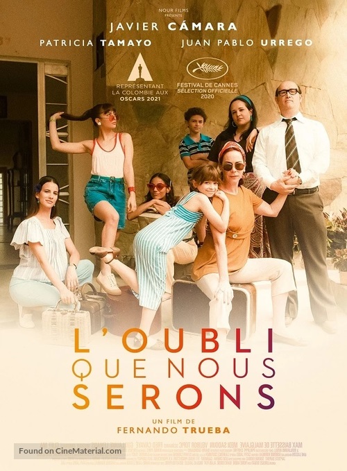 El olvido que seremos - French Movie Poster