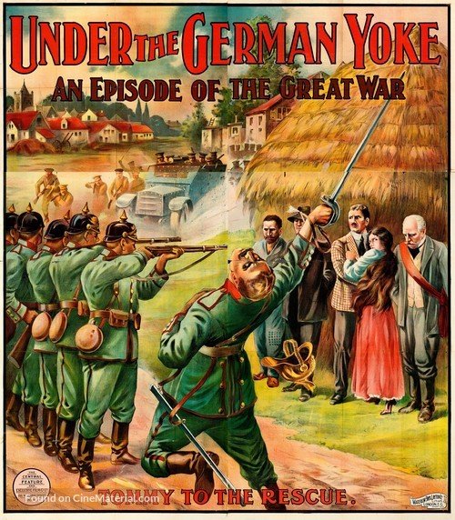 Under the German Yoke - British Movie Poster