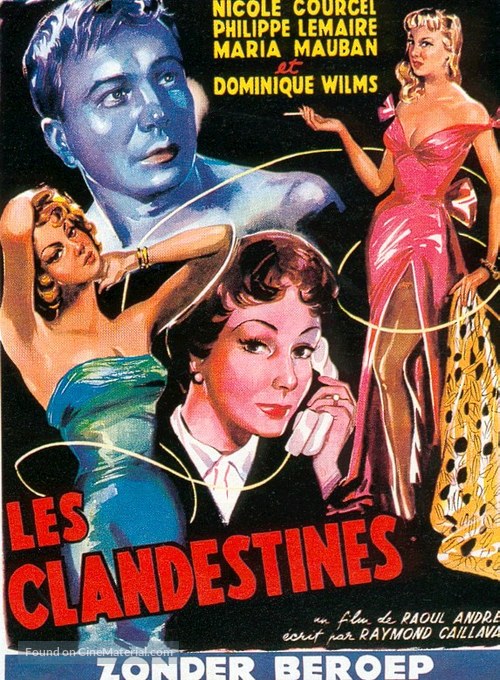 Les clandestines - Belgian Movie Poster
