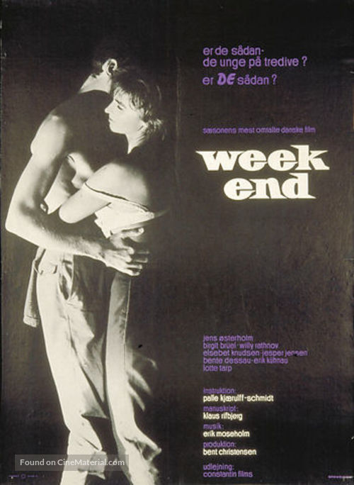 Weekend - Danish Movie Poster