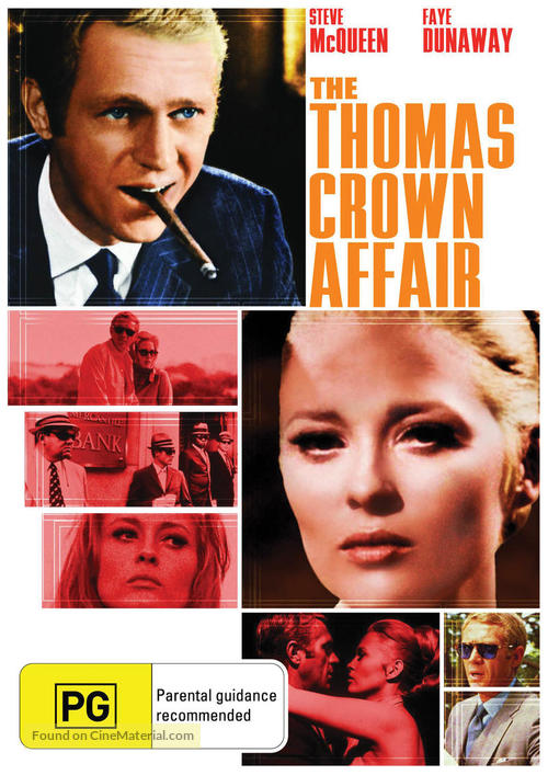 The Thomas Crown Affair - Australian DVD movie cover
