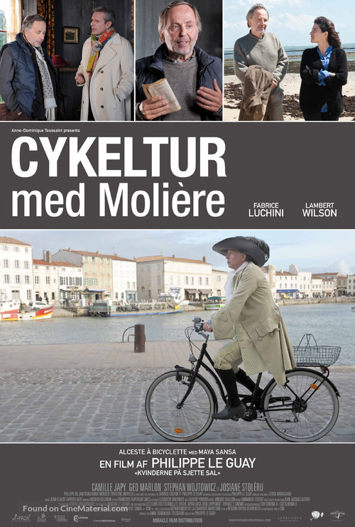 Alceste &agrave; bicyclette - Danish Movie Poster