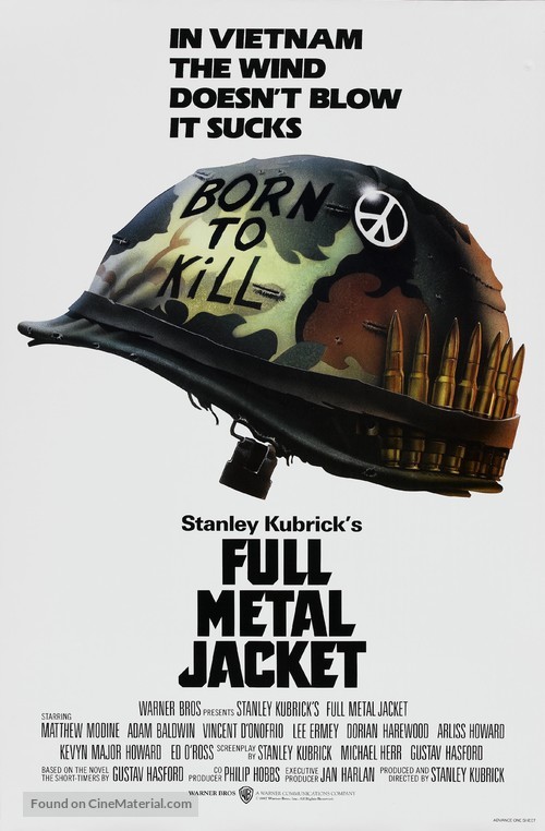 Full Metal Jacket - Theatrical movie poster
