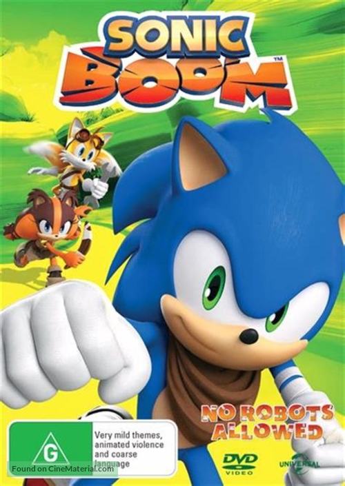 &quot;Sonic Boom&quot; - Australian DVD movie cover