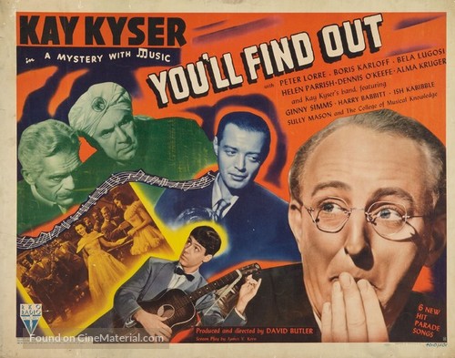 You&#039;ll Find Out - Movie Poster