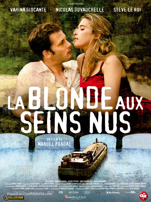 La blonde aux seins nus - French Movie Poster