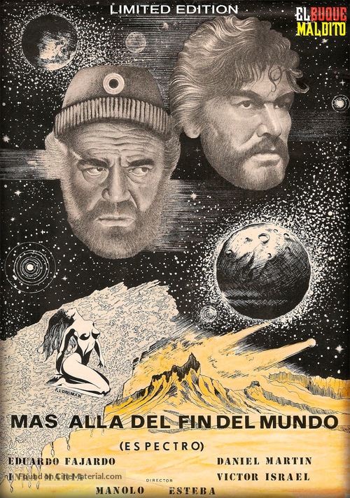 Espectro (M&aacute;s all&aacute; del fin del mundo) - Spanish DVD movie cover