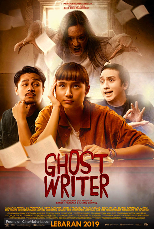 Ghost Writer - Indonesian Movie Poster