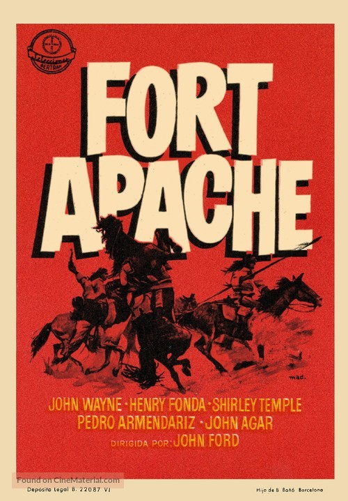 Fort Apache - Spanish Movie Poster